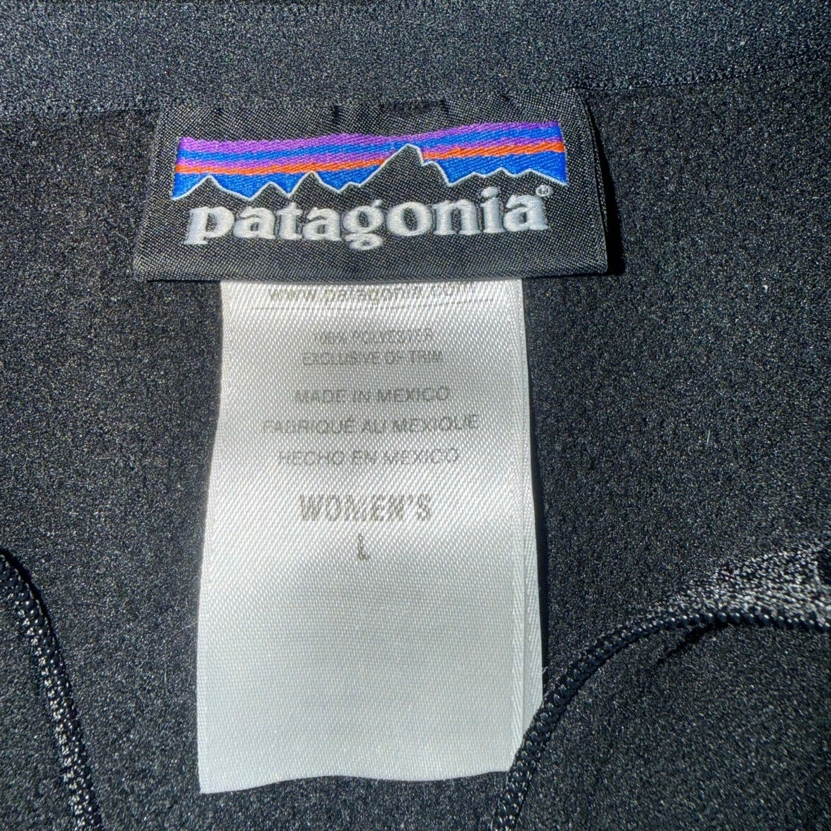 Patagonia Black Quarter-Zip Fleece Pullover Women’s Small