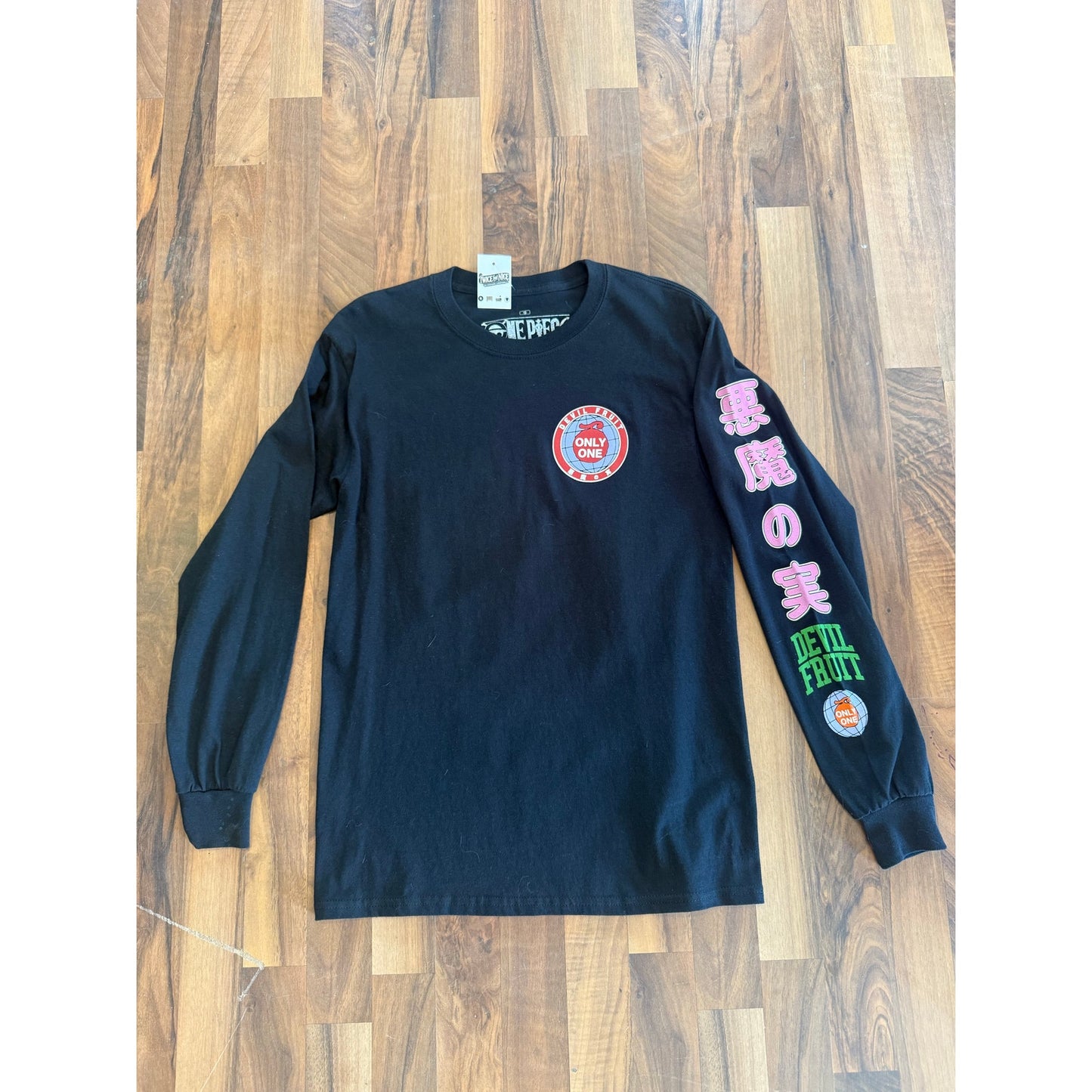 One Piece Devil Fruit Long Sleeve Size Small