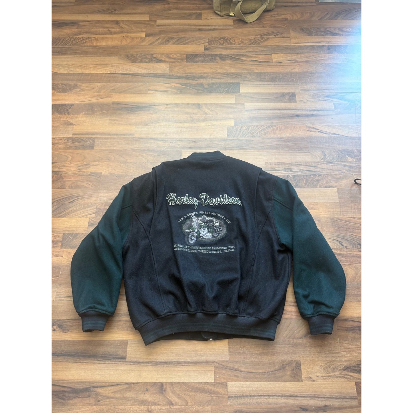 Wool Harley Davidsons Varsity Jacket Size XL