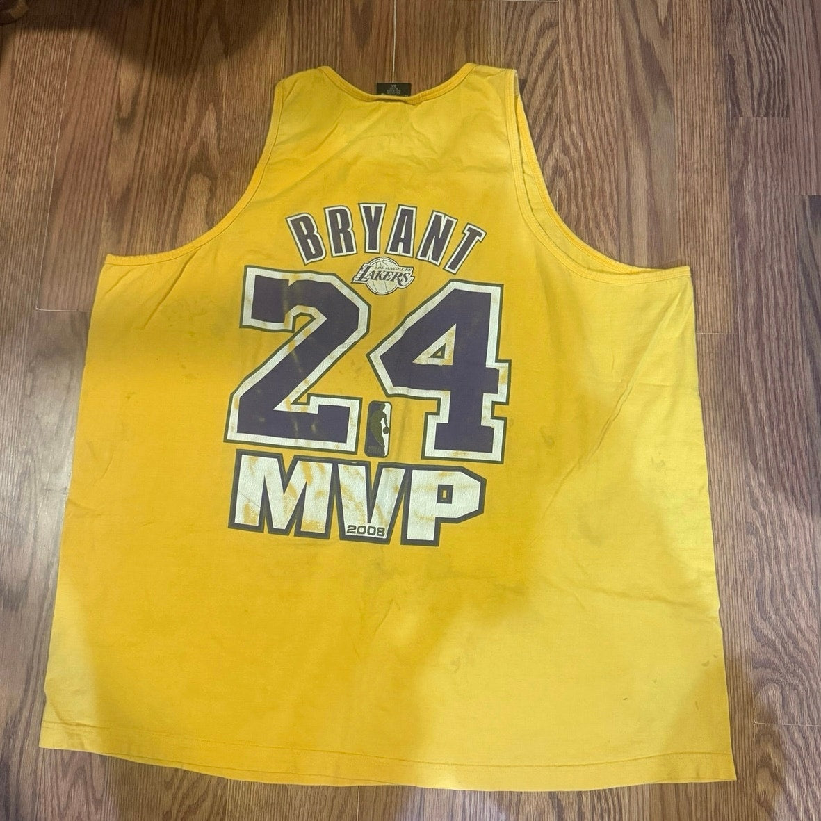 2008 Kobe Bryant MVP Sleeveless Size 3XL