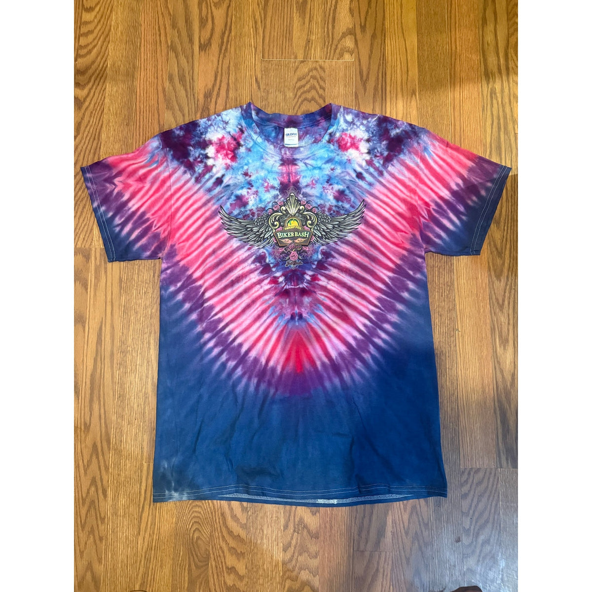 Swamp Box Biker Bash Custom Tie Dye Size Large 1 of 1