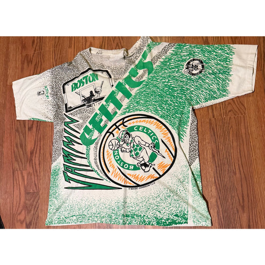 Vintage Boston Celtics Magic Johnson Tee size XL