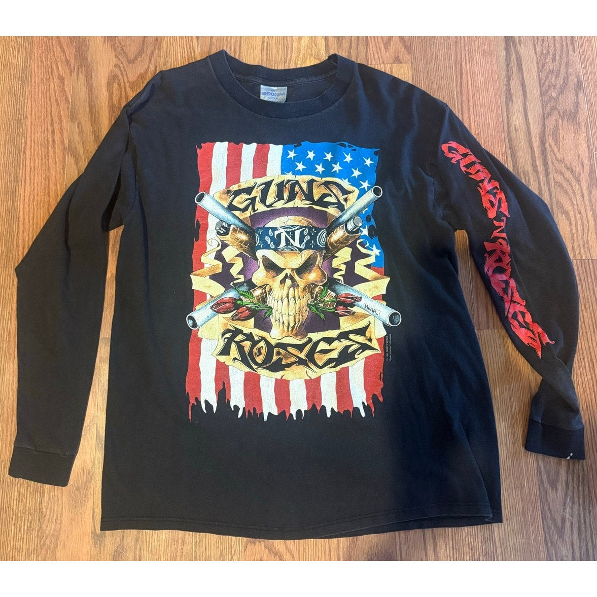 1991 Guns N Roses Use Your Illusion Long sleeve Size Large