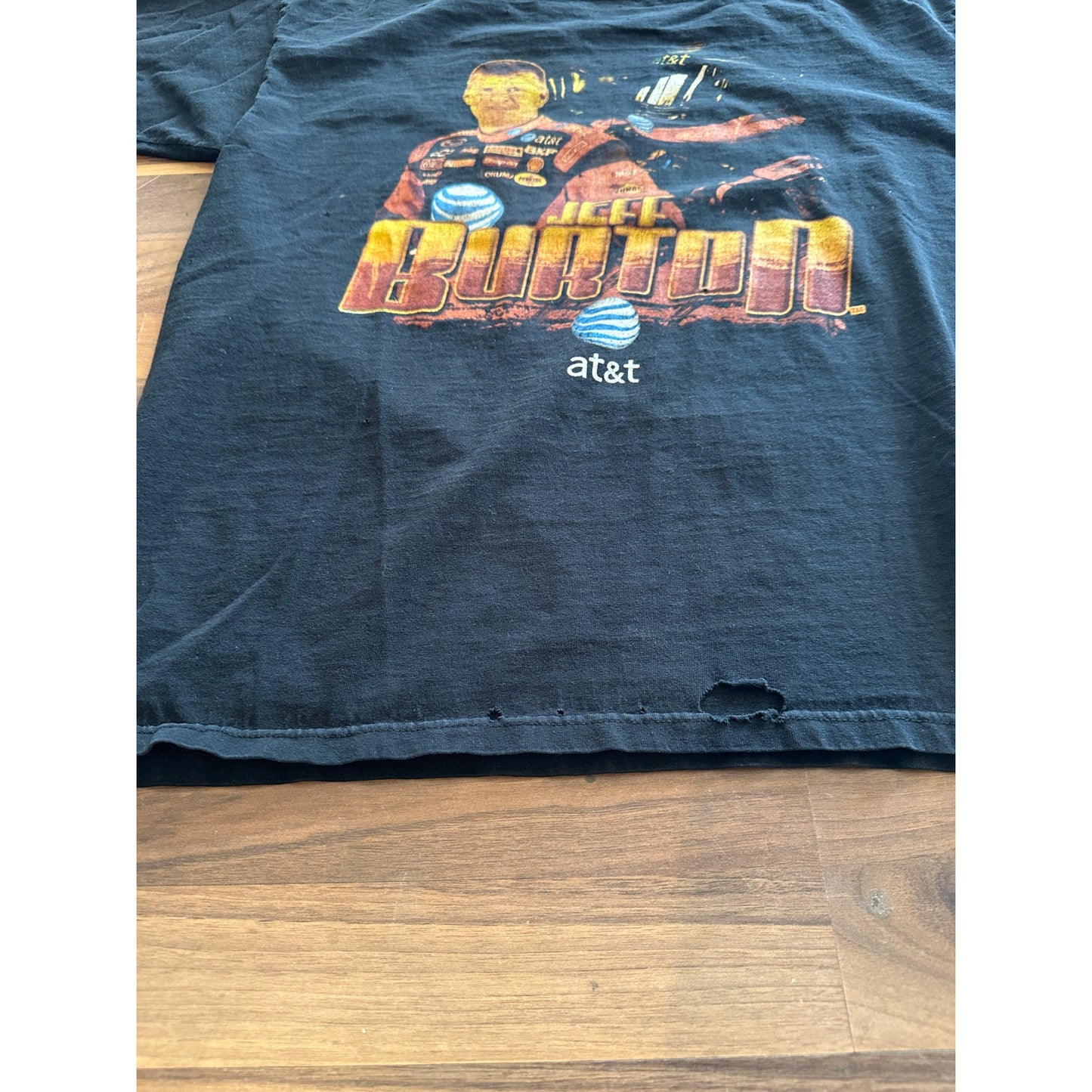 Vintage At&t Jeff Burton Nascar Size XL