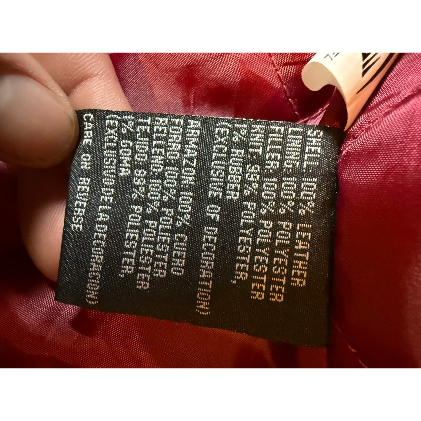 NHL Colorado Avalanche Suede Leather Jacket Size L