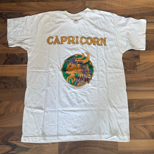 Capricorn Zodiac T-Shirt Size Large