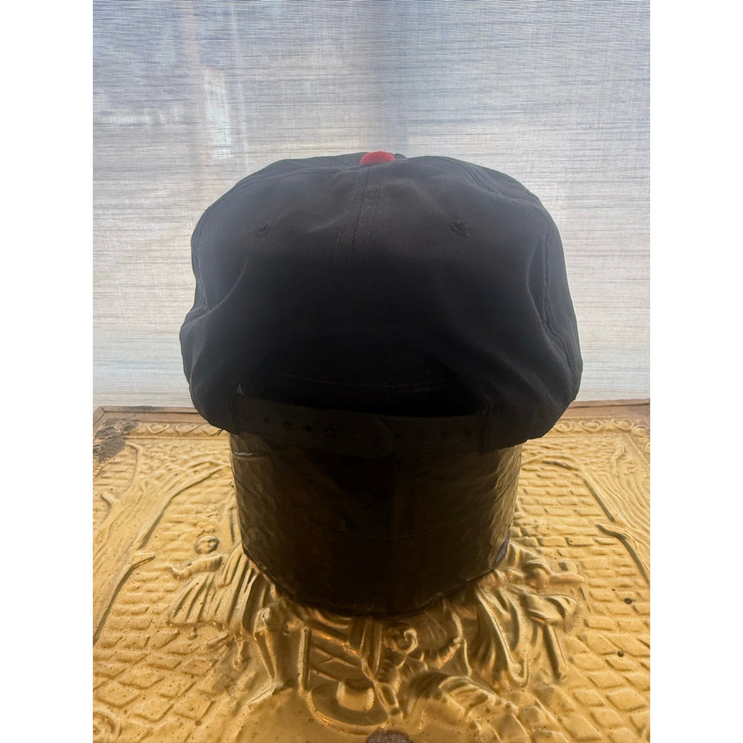 Justin Boots Red Rope Trim Snap Back Hat