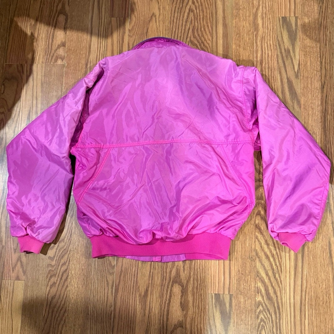 Vintage Patagonia Pink Fleece-Lined Bomber Jacket