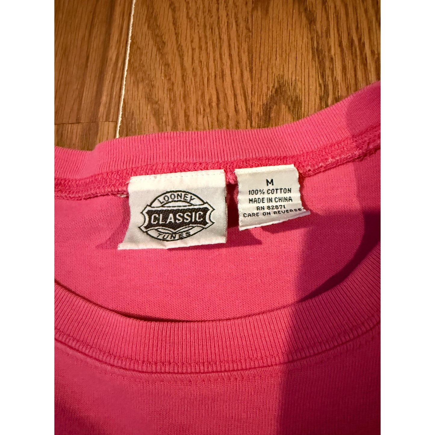 1994 Tweety Bird pink shirt