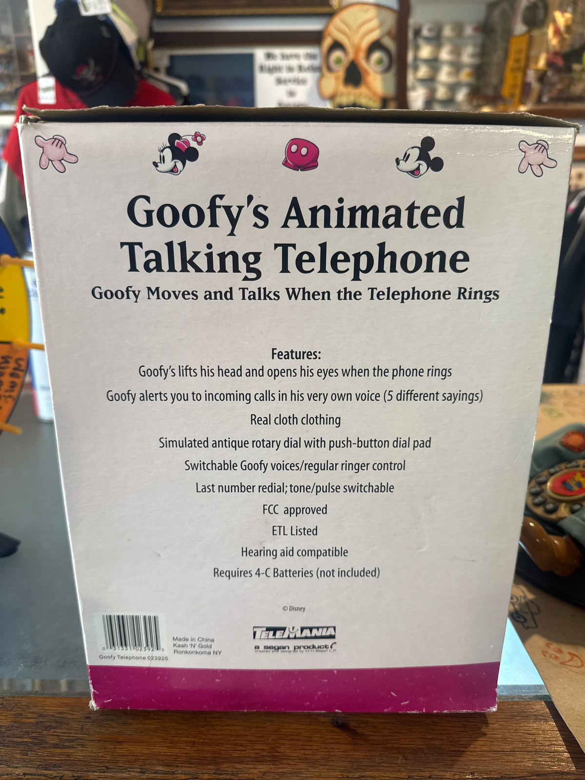 Goofy Animated Talking Telephone