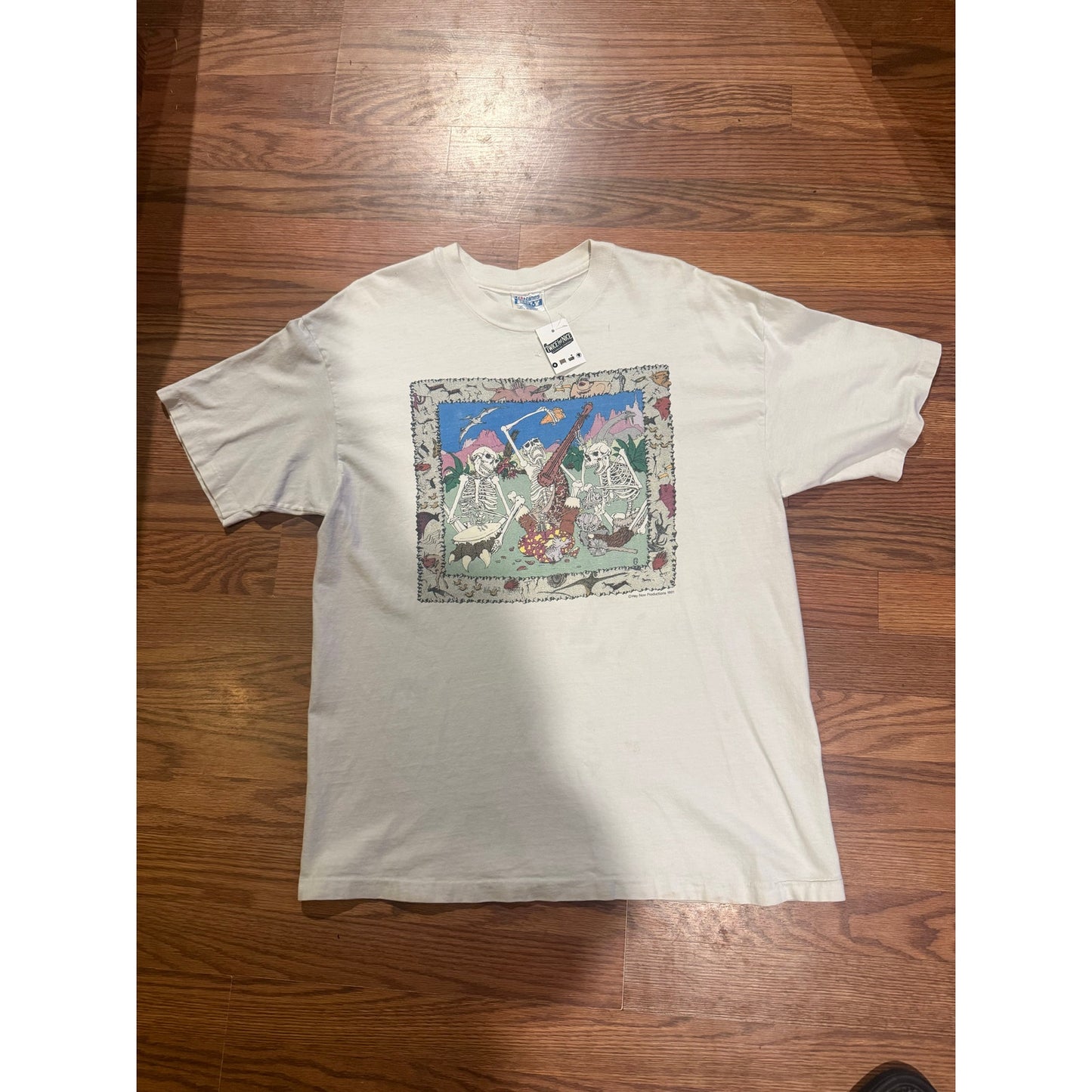 1991 Boneheadz Cavemen Skeletons Size Large