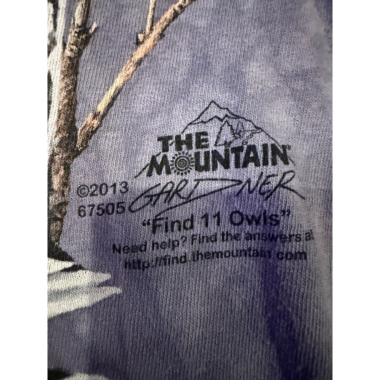 2013 The Mountain Find 11 Hidden Owls Size Large