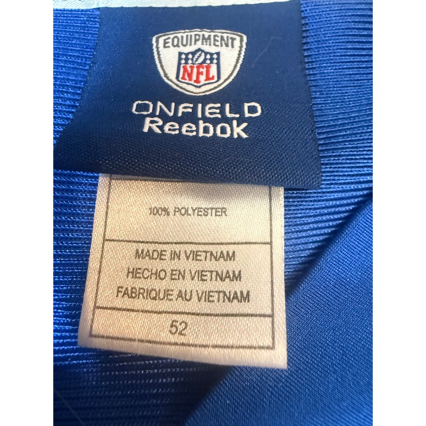 Indianapolis Colds Joseph Addai Superbowl 44 Size XL