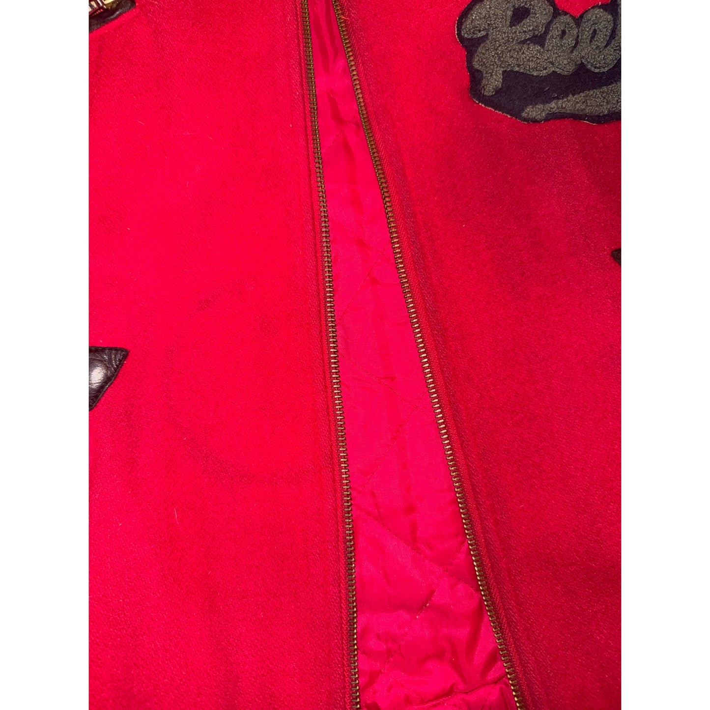 Vintage 80s–90s Reebok Varsity Jacket | Wool & Leather