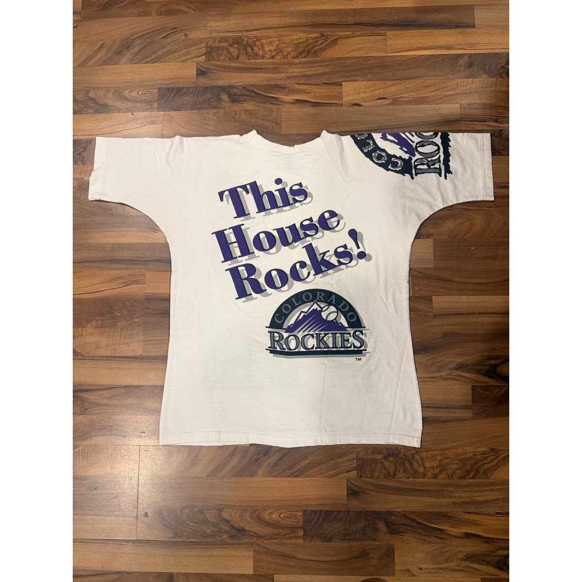 90s Apex one Colorado Rockies Dolman Size Large