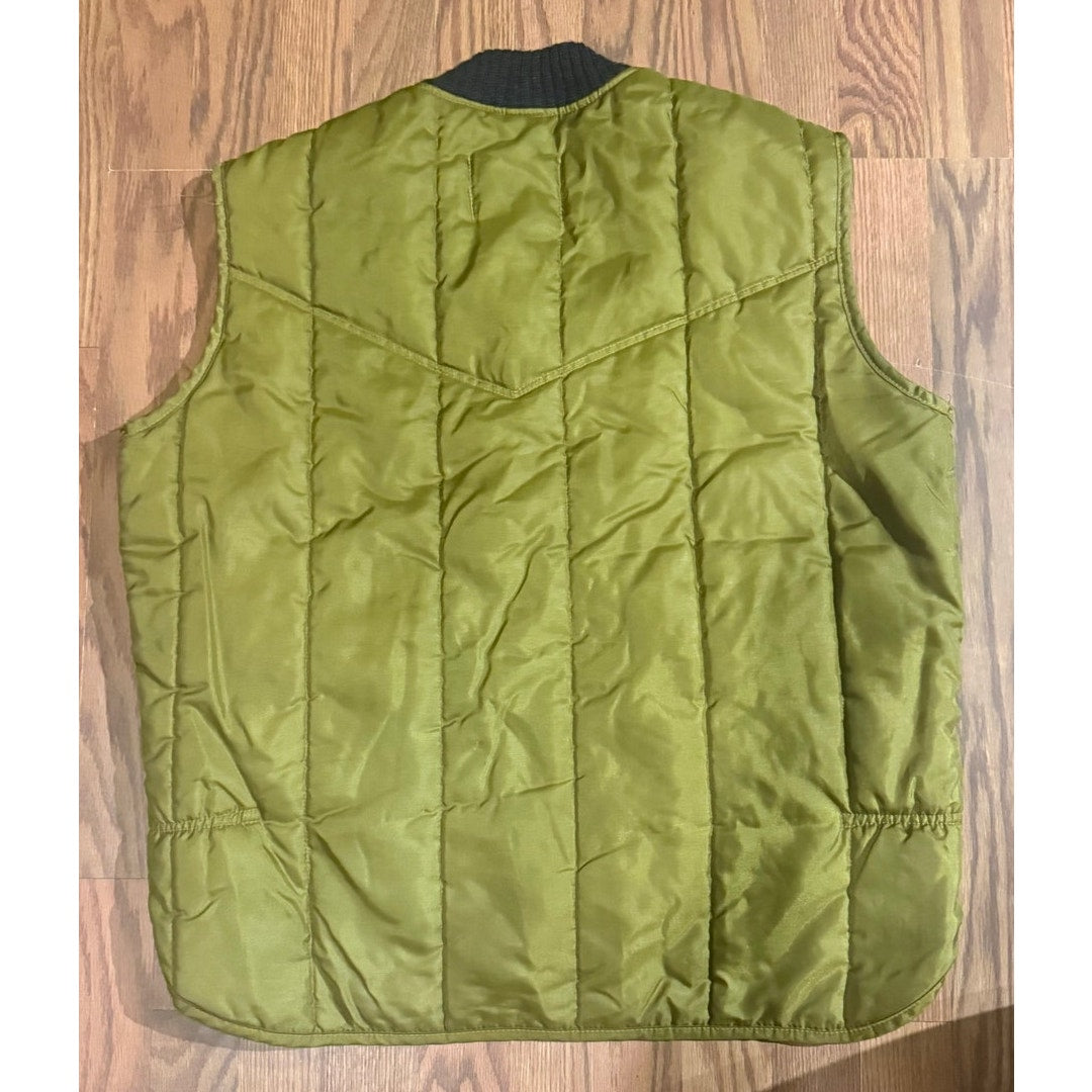 70s Walls Blizzard-Pruf Insulated Vest Olive Green Size XL