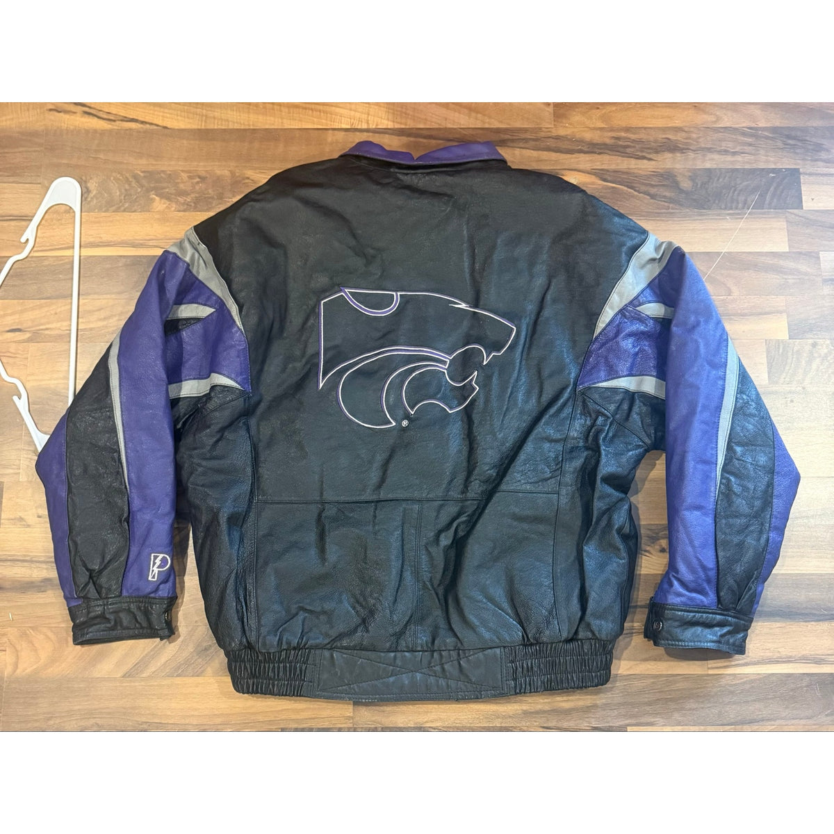 Kansas State Wildcats Pro Player Leather Jacket Size XL