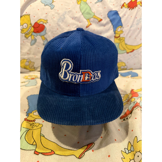 True Vintage Denver Broncos corduroy hat