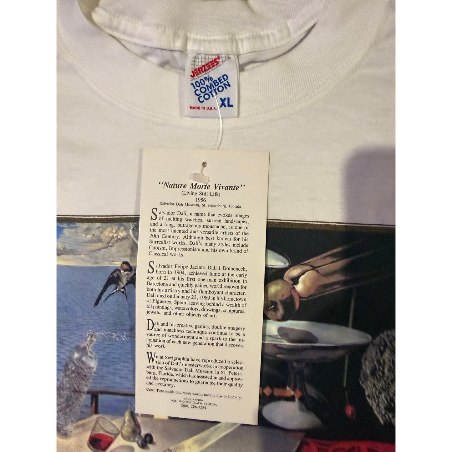 Vintage Salvador Dalí “Nature Morte Vivante” Serigraphia Art T-Shirt – XL – Made in USA