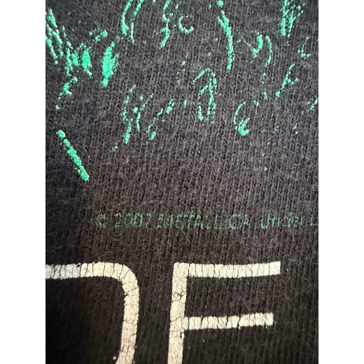 2007 Metallica Master of Puppets size Large