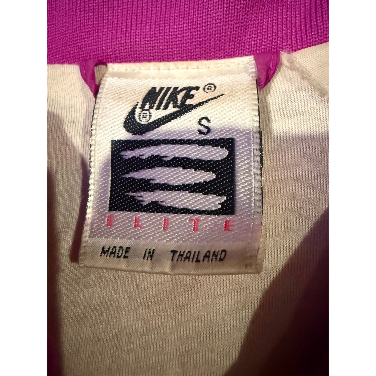 Nike Elite Pink Purple and White Windbreaker Size Small