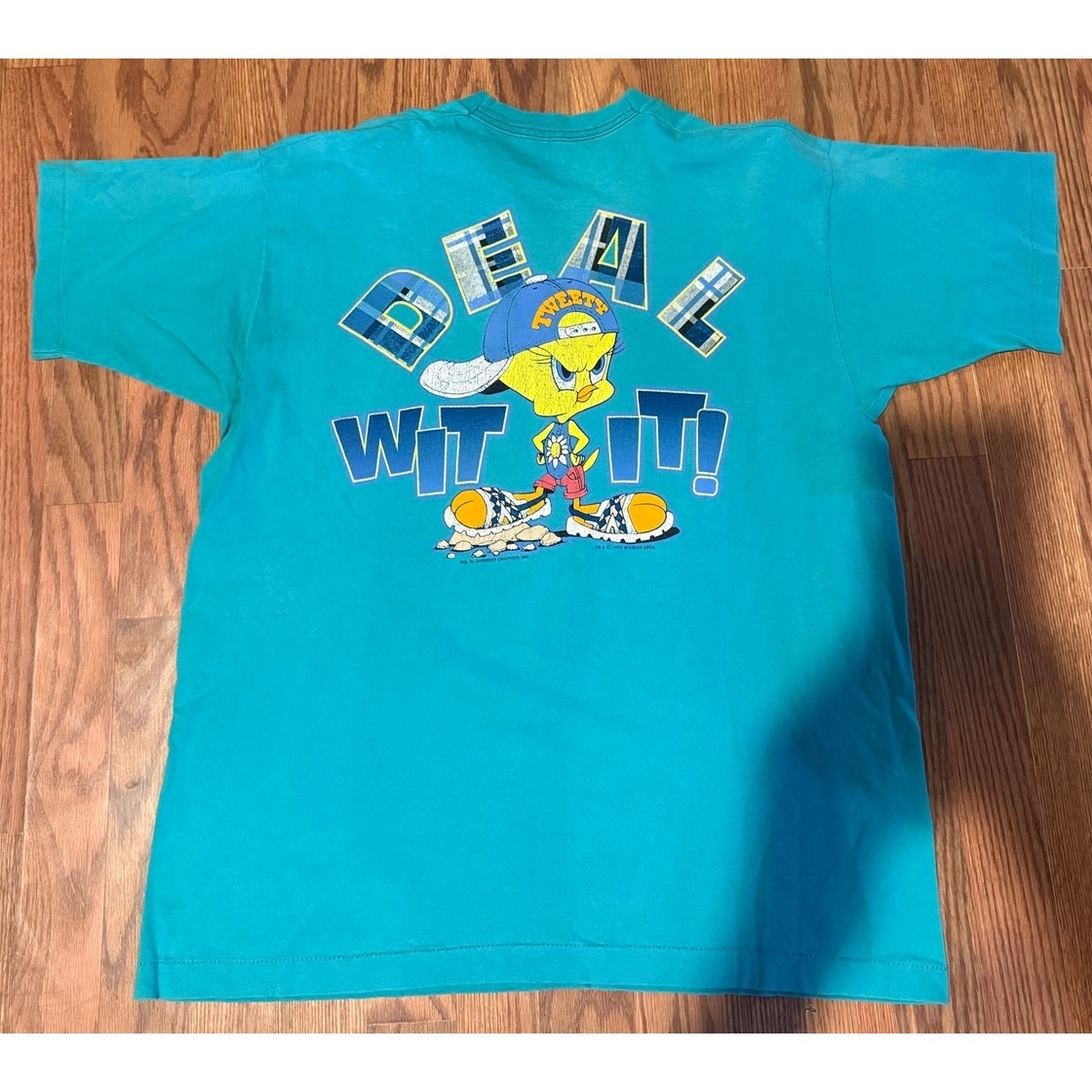 1996 WB Tweety Deal With It Single Stitch Size XL