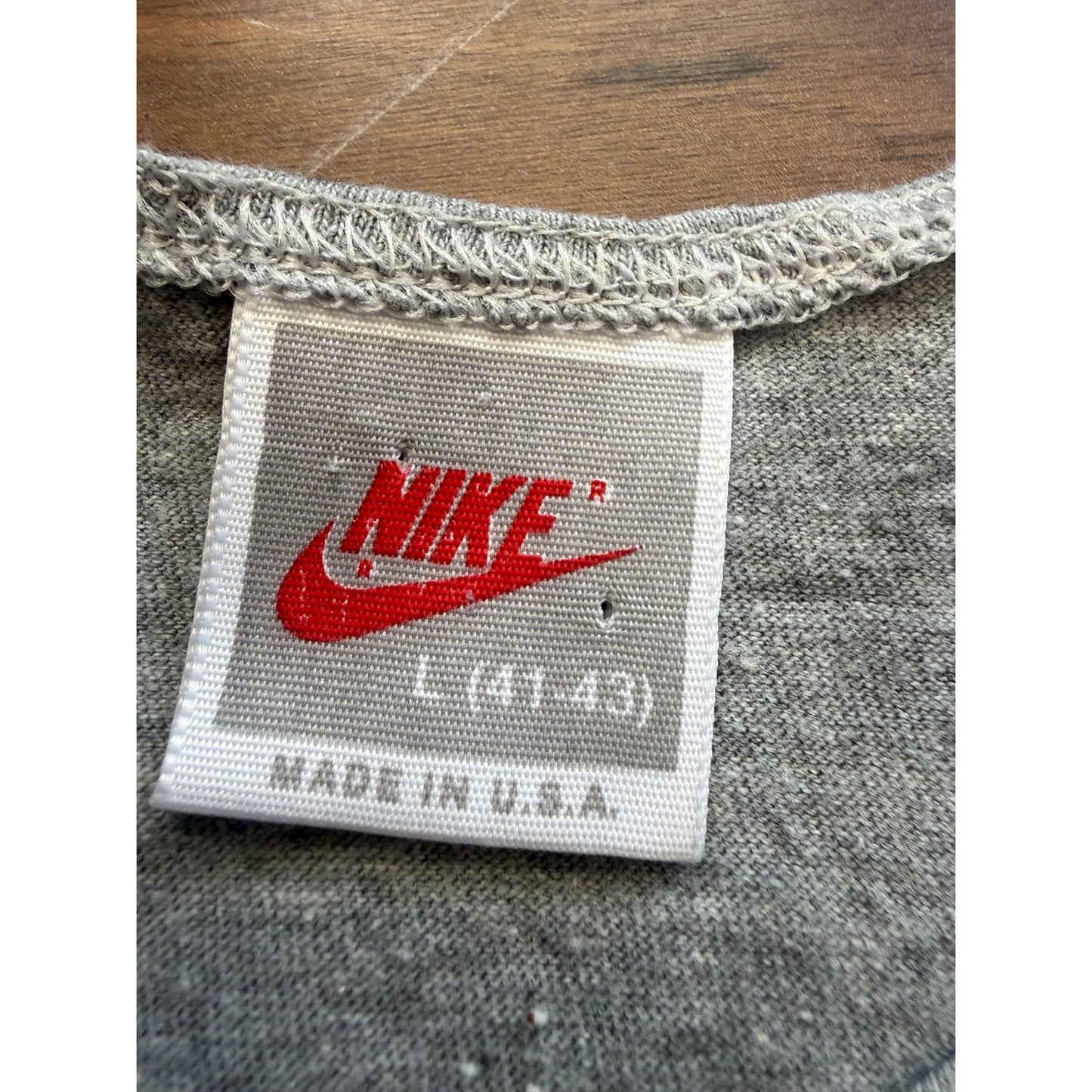 90s Gray Nike Tank Top Size Large Single Stitch
