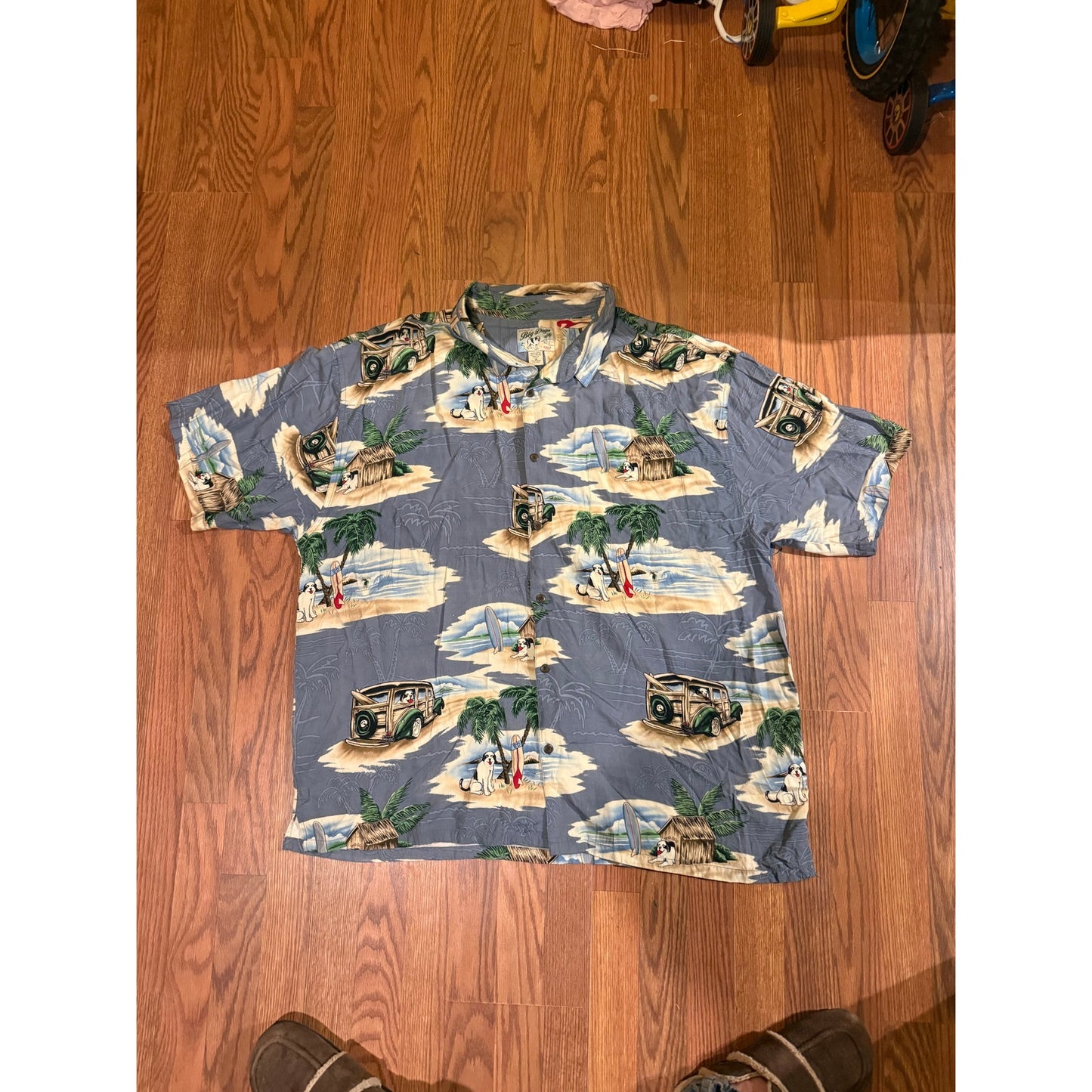 Vintage Big Dog Hawaiian Shirt Made in USA – Size 3X