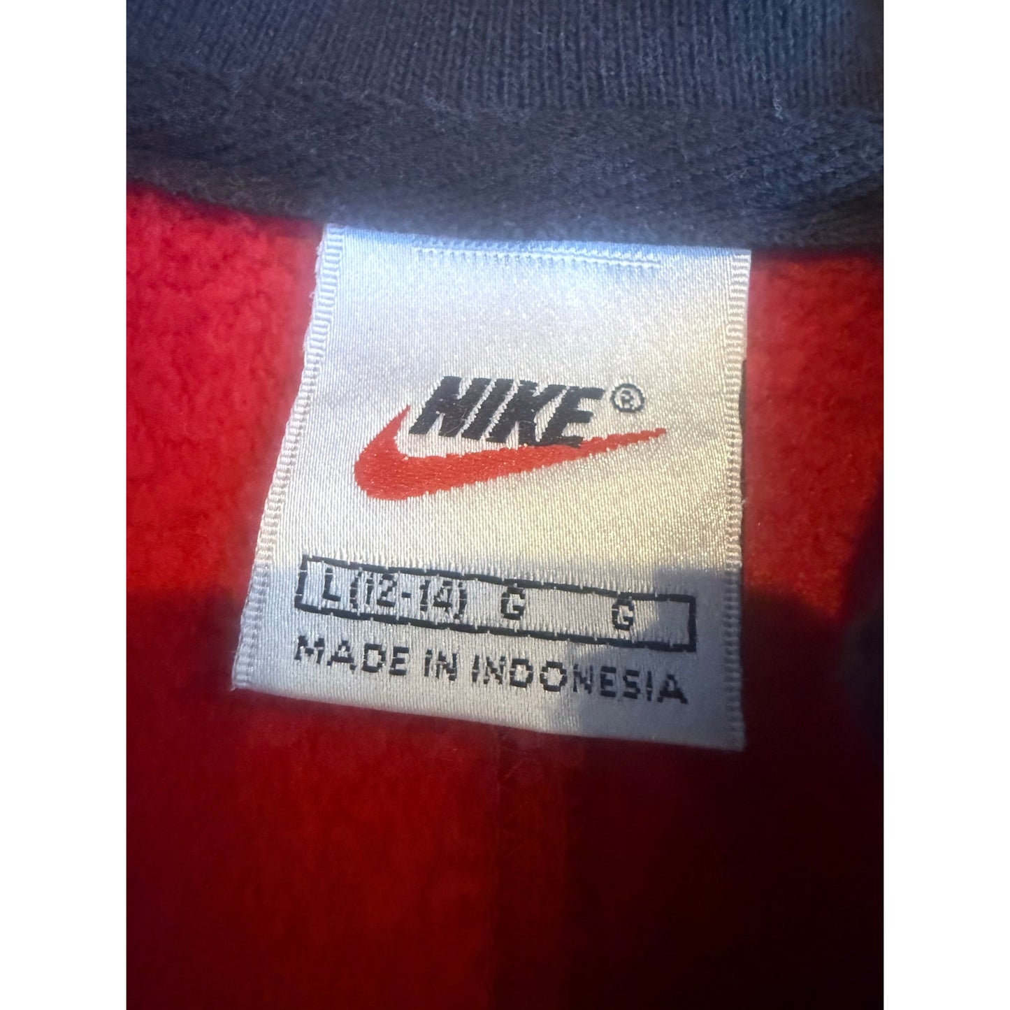 Nike Color Block Quarter Zip Size Large