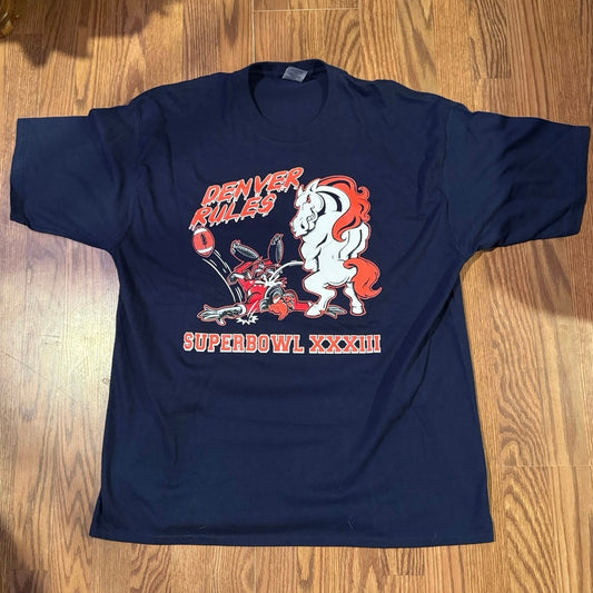 Denver Broncos Superbowl 33 Size XL