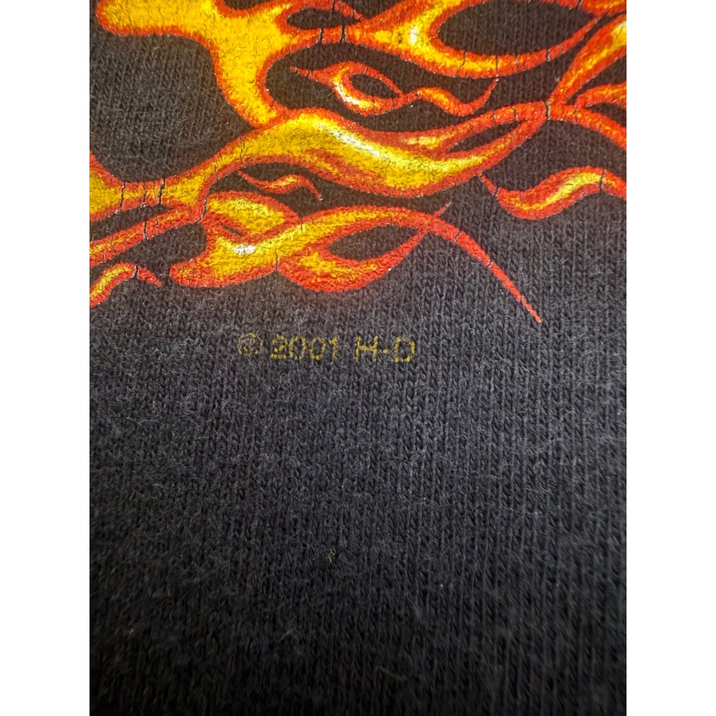 Y2K Harley Davidson Germany Flame Long Sleeve Size XXL