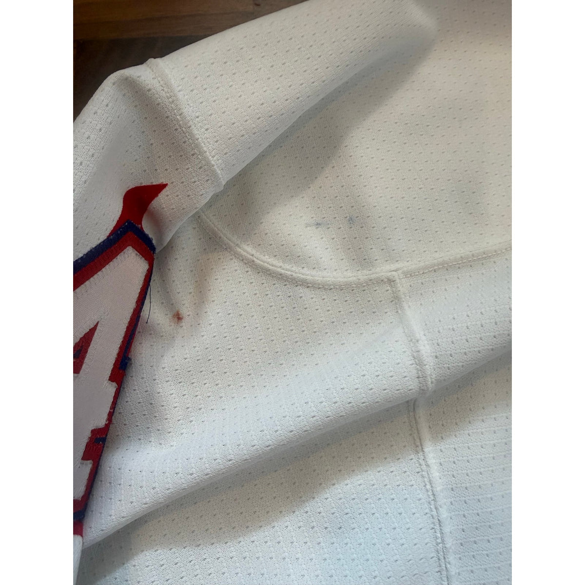 Nike Usa game used hockey jersey with fight strap size 3xl