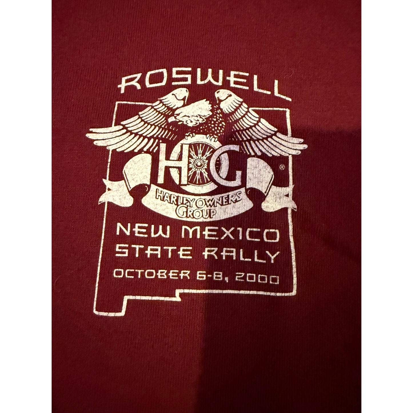 2000 Harley Owners Group Roswell Alien Size XL