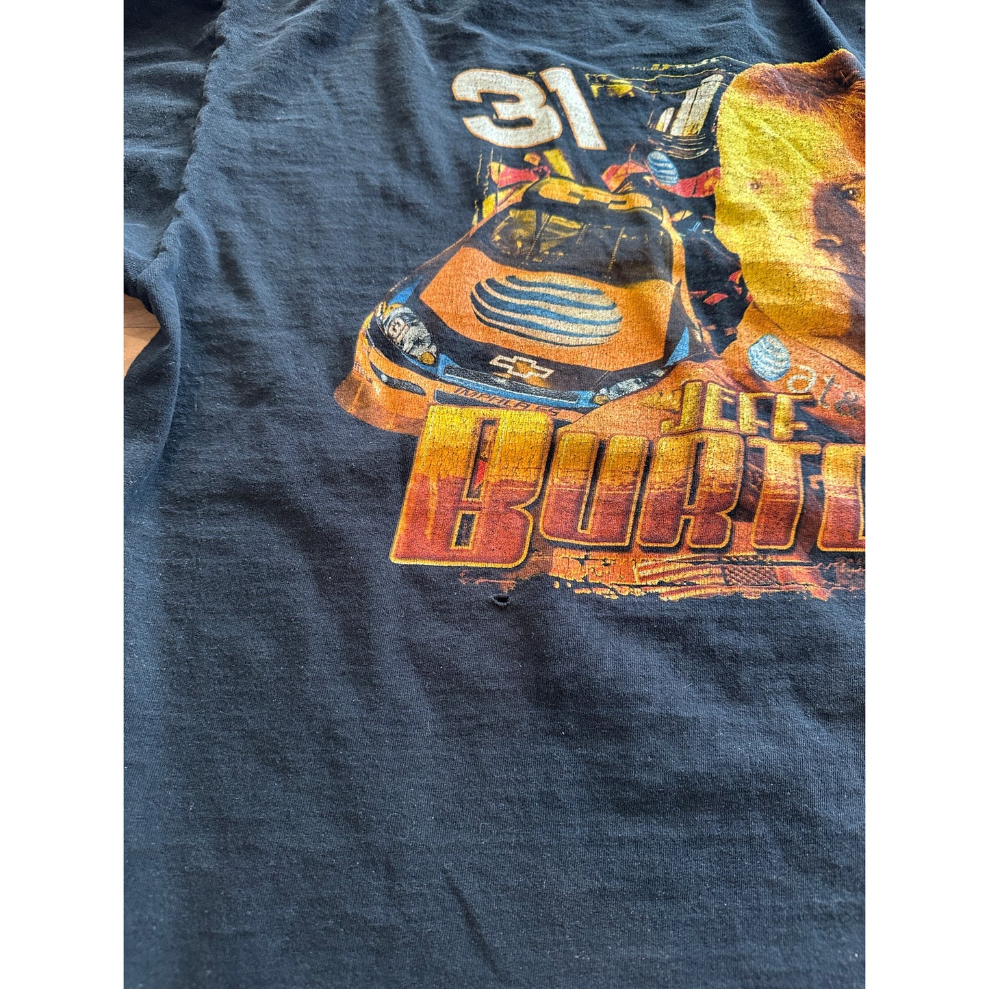 Vintage At&t Jeff Burton Nascar Size XL