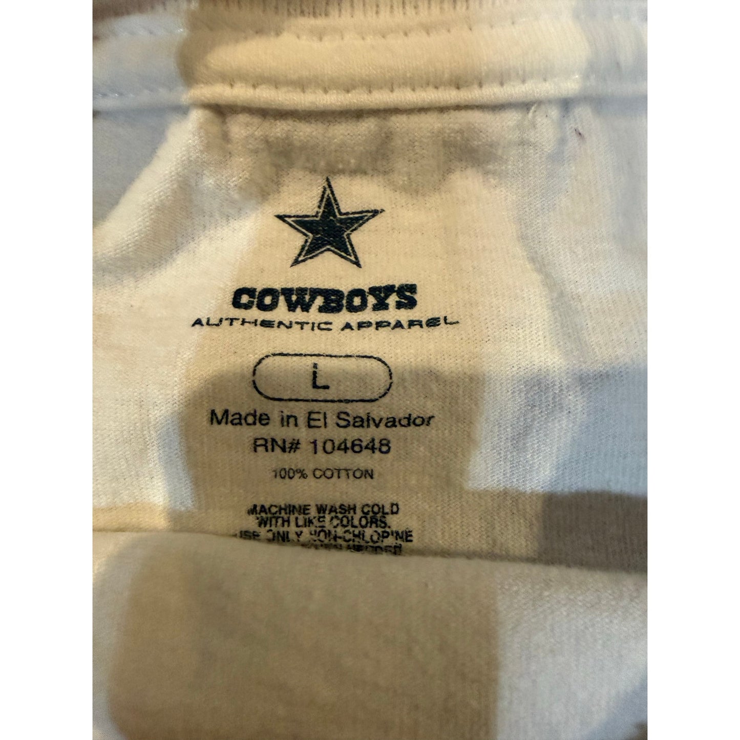 Y2K Tony Romo graphoc Size Large