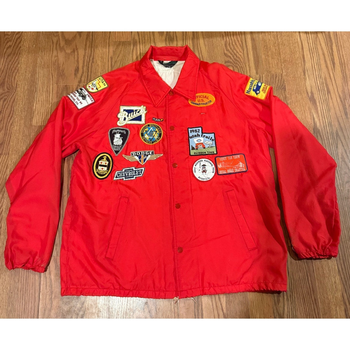 80s Car Club Jacket With Patches