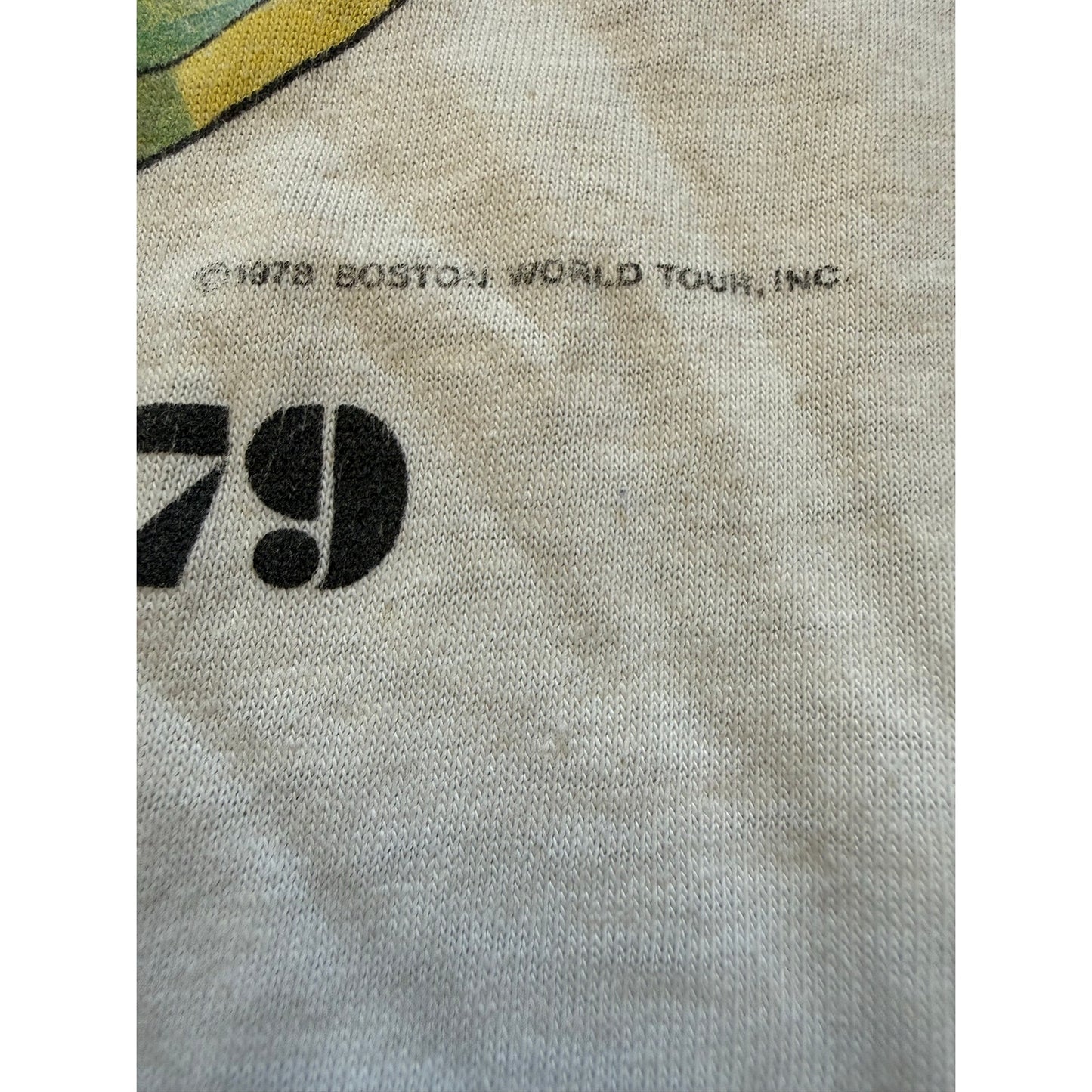 1979 Boston 3/4 Sleeve Raglan Size Medium