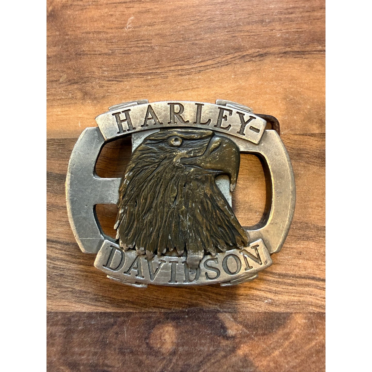 Bronze Harley Davidson Eagle Belt Buckle