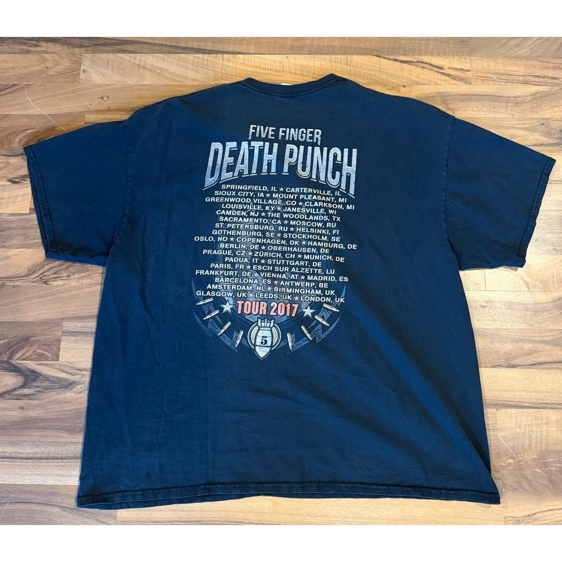 2017 Five Finger Death Punch Tour Size 2XL