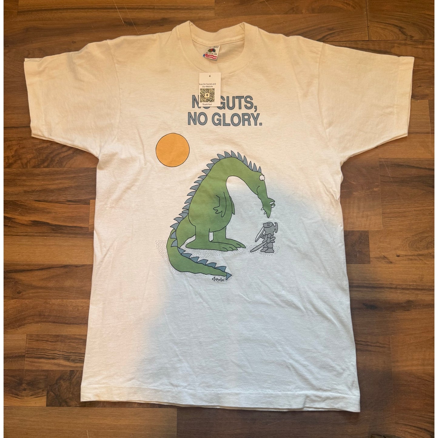 No Guts No Glory Single Stitch Size Large