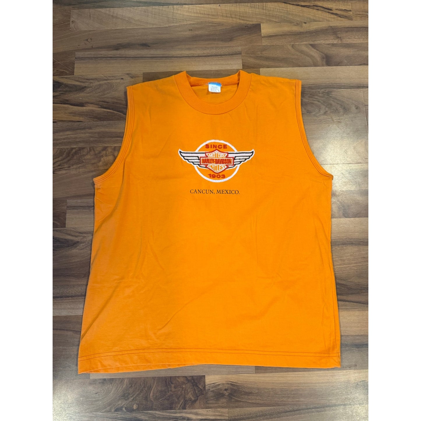 Y2K Harley Davidson Cancun Sleeveless Size Large