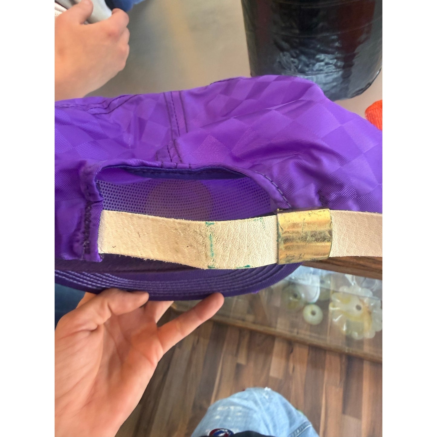 Denver International Airport Construction Purple Strap Back