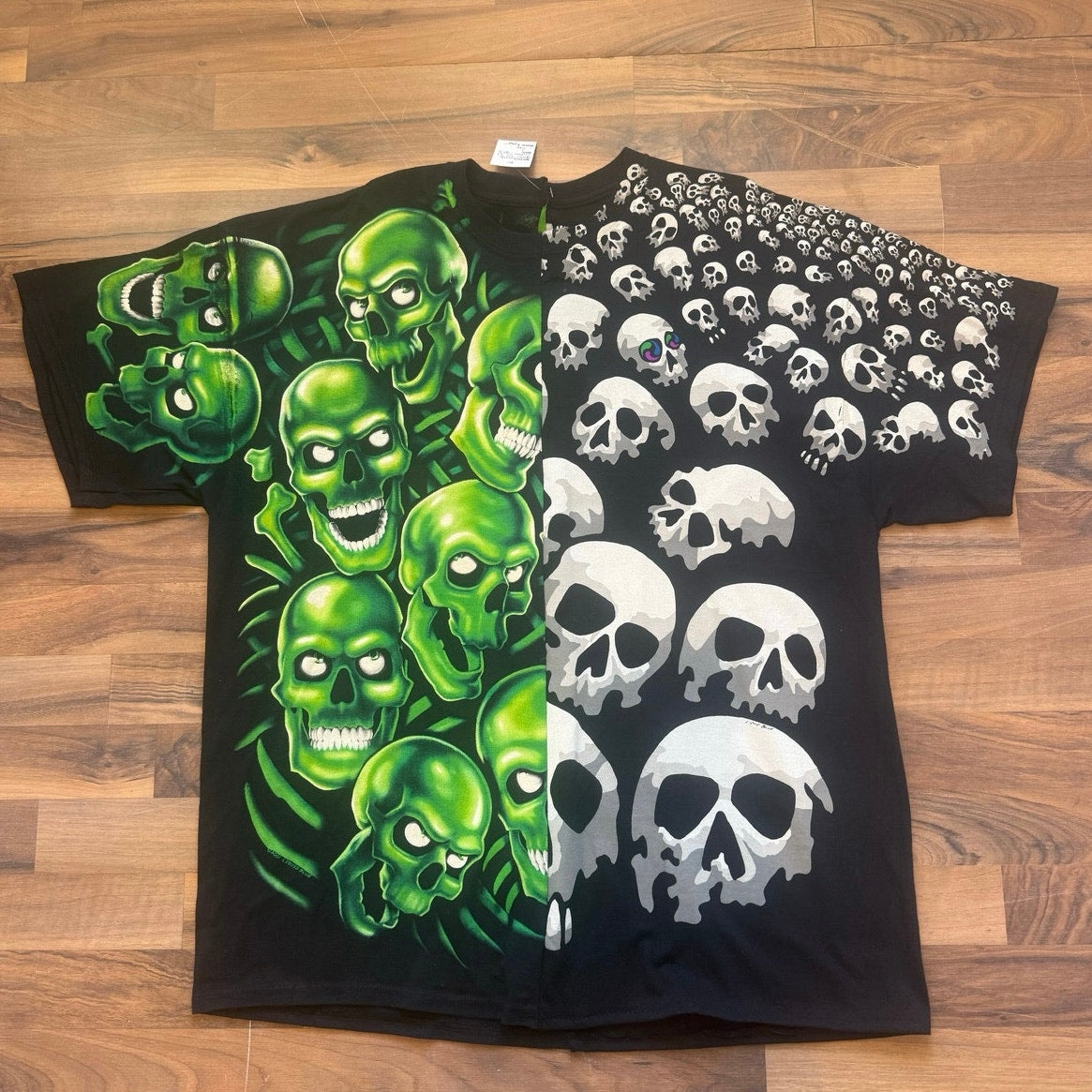 Skull Pile Mash Up Liquid Blue Size 2xl