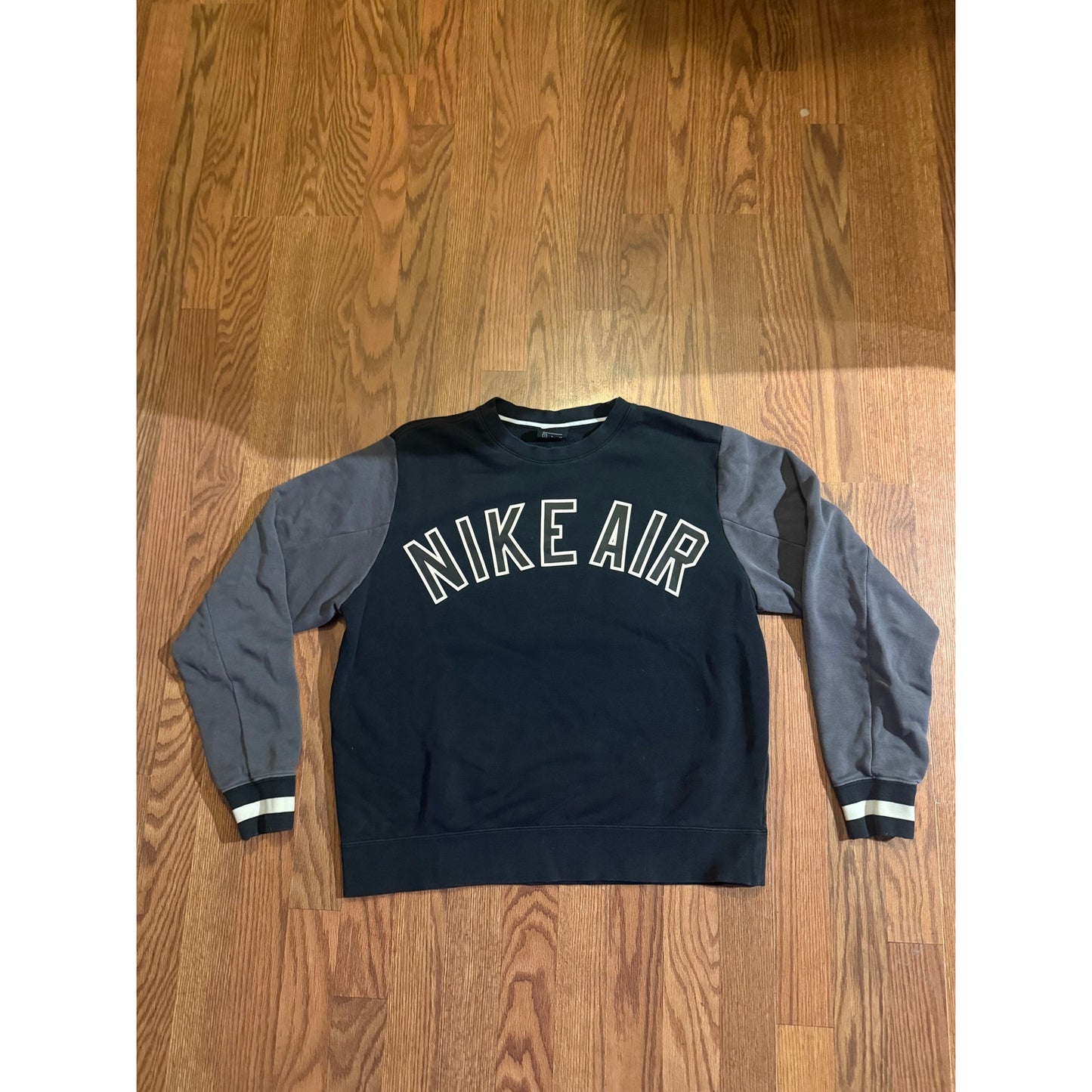 Nike Air Black Spell Out Sweater Size Small