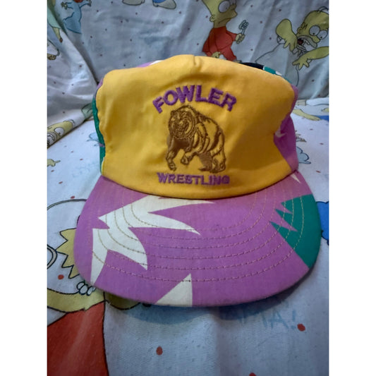 True Vintage Fowler Wrestling abstract design