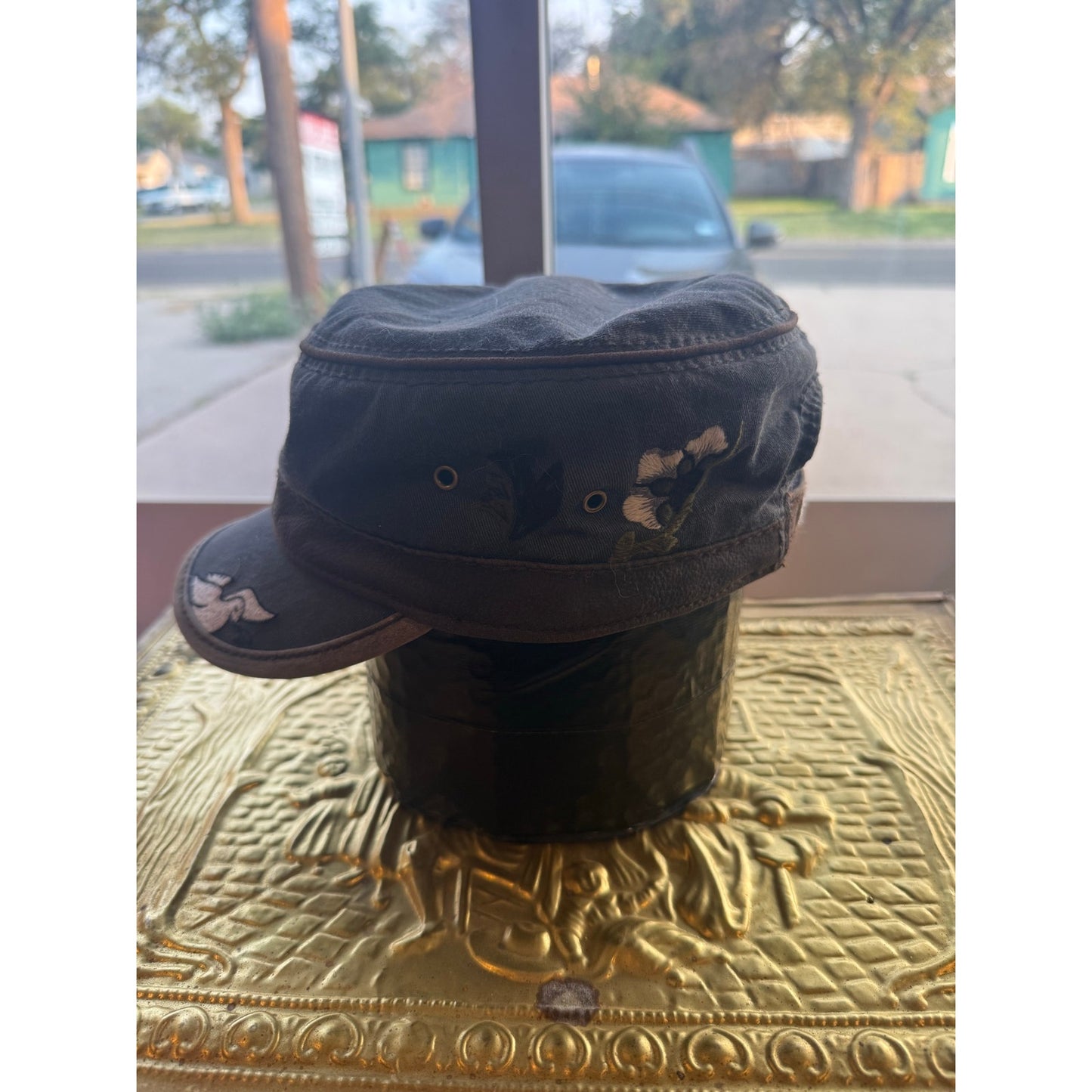 Carlos Santana Special Lined Peace Hat Velcro Back