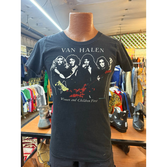 True Vintage 1980 Van Halen women and children first