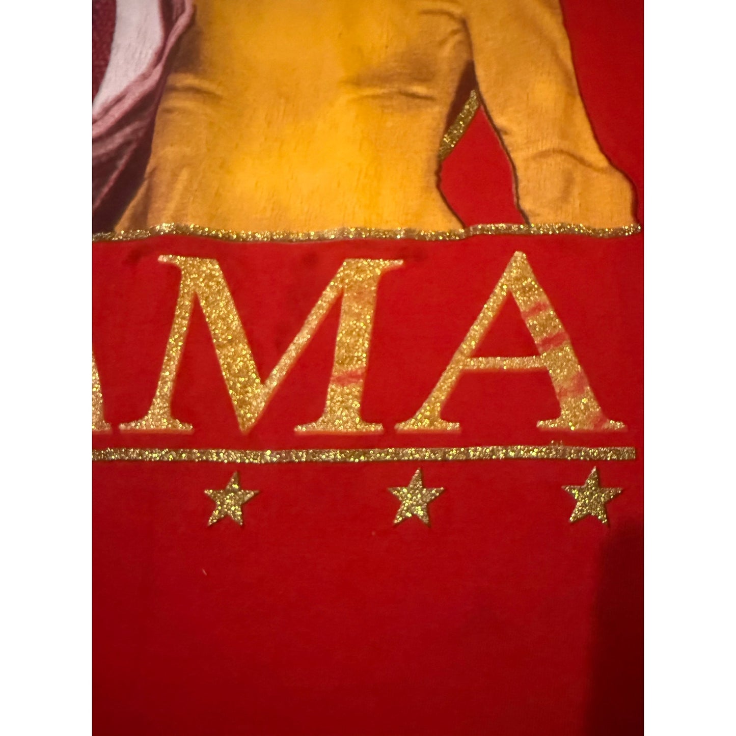 2008 Obama Era Commemorative Graphic Tee – Red – Size L