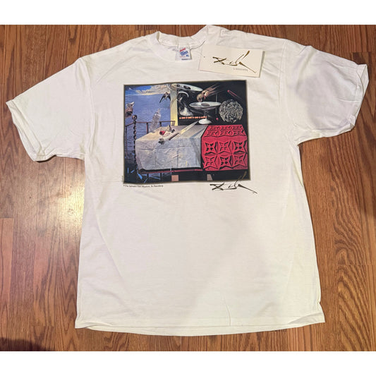 Vintage Salvador Dalí “Nature Morte Vivante” Serigraphia Art T-Shirt – XL – Made in USA