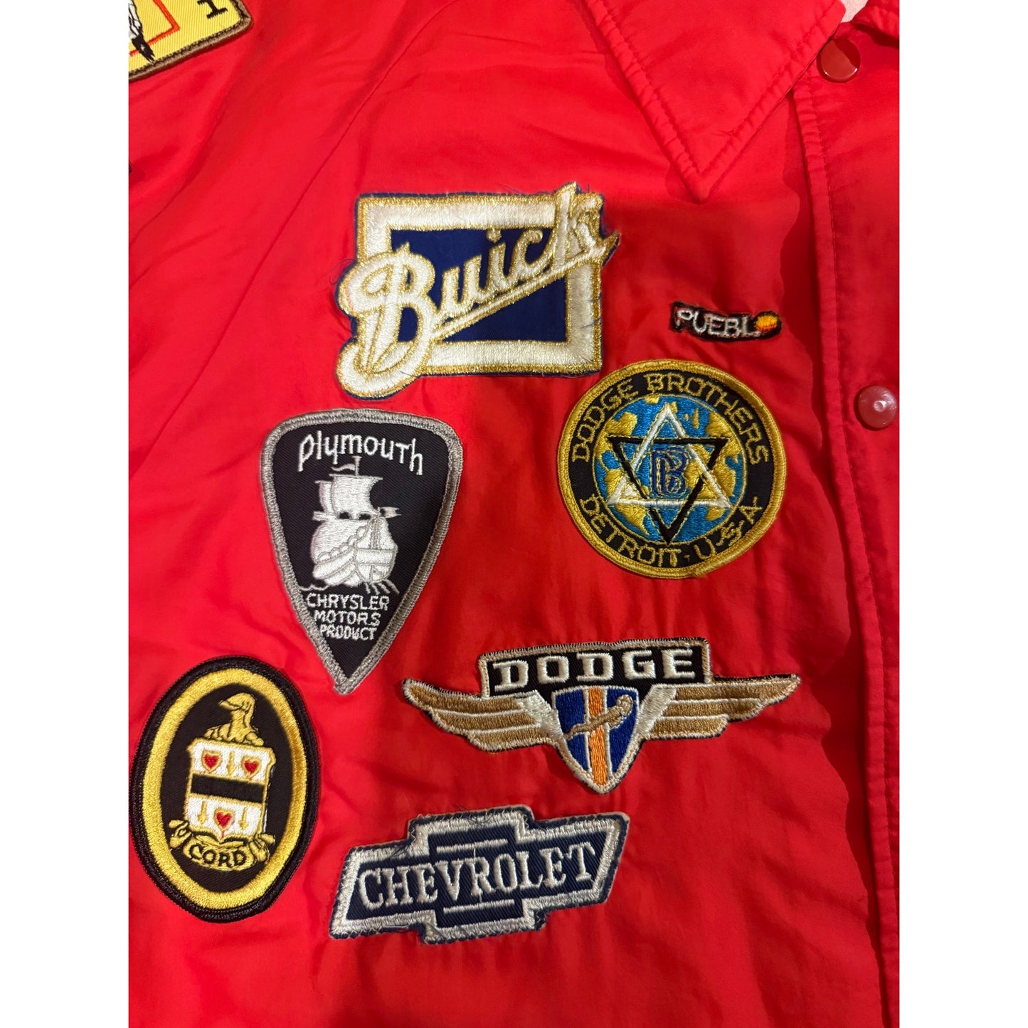 80s Car Club Jacket With Patches